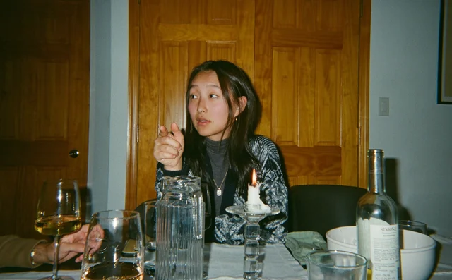Jin-Hee Lee at dinner